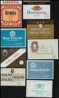 Címkegyűjtemény, Magyar Állami Pincegazdaság, összesen 45 Db - Publicités