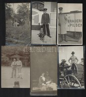 Cca 1909-1918 Vegyes Katonai Fotó Tétel: életképek, Portrék, Stb., összesen 14 Db, Egy Részük Hátulján Feliratozva, Külö - Altri & Non Classificati