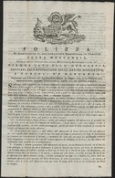 1785 Velencei Tengeri Kereskedelemmel Kapcsolatos Szerződésekre Vonatkozó Irányelvek. Réznyomatú Címképpel, Megcímezve.  - Non Classificati