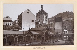 Cca 1890 Album Von Karlsbad 38 Litografált Oldalt Tartalmazó Leporelló Egészvászon Kötésben / Leporello With 38 Litho Pa - Sin Clasificación