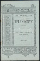 1896-97 A Telekkönyv C. Folyóirat I. évf 2. Száma 64p. - Ohne Zuordnung