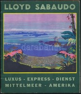 Cca 1920 Lloyd Sabaudo Luxushajóútjainak Képes Prospektusa Német Nyelven - Ohne Zuordnung