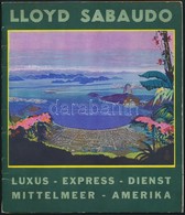 Cca 1920 Lloyd Sabaudo Luxushajóútjainak Képes Prospektusa Német Nyelven - Zonder Classificatie