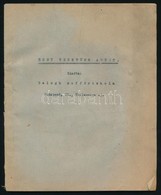 Cca 1930 Hogy Vezetünk Autót. Kiadja A Balogh Soffőriskola. Jegyzet. 67p. - Ohne Zuordnung