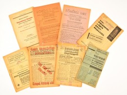 1930-1940 9 Db Könyvesbolti, Antikváriumi árjegyzék Füzet, Jó állapotban - Zonder Classificatie