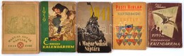 1939-1959 5 Db Régi Kalendárium, Pesti Hírlap Naptára 1941 Erdély, Magyar Anyák Naptára 1939, Magyar Nemzet Naptára 1941 - Non Classificati