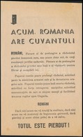 1944 Román Nyelvű Németellenes Röplap - Non Classificati