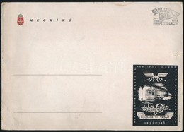 1946 Meghívó A Földalatti Vasút 50. évfordulója Alkalmából Tartott ünnepségre. Képekkel . Közlekedési Múzeum. 24x17 Cm 4 - Ohne Zuordnung