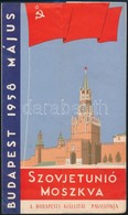 1958 Szovjetunió/Moszkva, A Budapesti Kiállítás Pavilonjának Térképes Ismertetője - Zonder Classificatie