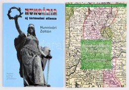 2 Db Hunnivári Zoltán Könyv: Hungária új Történelmi Atlasza, Moosburg Fekvése, Pribina Országa - Zonder Classificatie