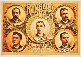 Ringling Bros. Proprietors And Managers, Artista Melléklet, Hajtott, 42,5×62 Cm - Non Classificati