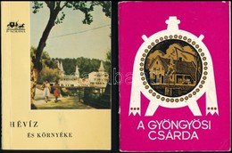 4 Db Kiadvány - Keszthely és Környéke; Hévíz és Környéke; A Gyöngyösi Csárda; Hévíz. Kiadói Papírkötés, Jó állapotban. - Non Classificati