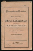 Todtenglocken Und Grabgeläute. Eine Sammlung Von MusterLeichenpredigten An Den Gräbern Der In Dem Herrn Verstorbenen, Be - Non Classés