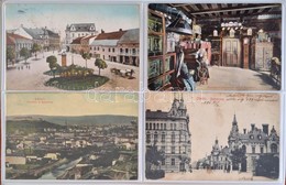 ** * 19 Db RÉGI Osztrák és Cseh Városképes Lap Albumban / 19 Pre-1945 Austrian And Czech Town-view Postcards In An Album - Ohne Zuordnung