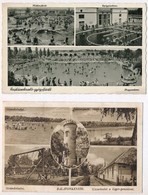 ** * 28 Db RÉGI Magyar Városképes Lap, Sok Strand, Vegyes Minőség / 28 Pre-1945 Hungarian Town-view Postcards, Mixed Qua - Ohne Zuordnung