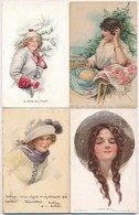 ** * 19 Db RÉGI Motívumlap: Hölgyek, Művész / 19 Pre-1945 Motive Postcards: Ladies And Art - Ohne Zuordnung