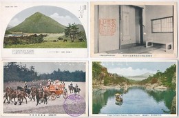 ** 11 Db RÉGI Japán Városképes Lap / 11 Pre-1945 Japanese Town-view Postcards - Ohne Zuordnung