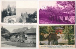 ** 10 Db RÉGI Japán Városképes Lap / 10 Pre-1945 Japanese Town-view Postcards - Non Classés