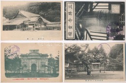 ** 10 Db RÉGI Japán Városképes Lap / 10 Pre-1945 Japanese Town-view Postcards - Zonder Classificatie