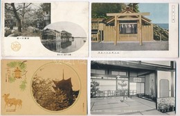 ** 10 Db RÉGI Japán Városképes Lap / 10 Pre-1945 Japanese Town-view Postcards - Non Classificati