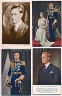 ** 4 Db RÉGI Angol Uralkodói Képeslap / 4 Pre-1945 British Royalty Motive Postcards - Ohne Zuordnung