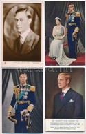 ** 4 Db RÉGI Angol Uralkodói Képeslap / 4 Pre-1945 British Royalty Motive Postcards - Zonder Classificatie