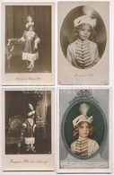 ** 4 Db RÉGI Uralkodói Motívumlap: Ottó, A Koronaherceg / 4 Pre-1945 Royalty Motive Postcards: Otto, The Crown Prince - Zonder Classificatie