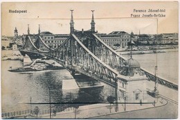 T2 1916 Budapest, Ferenc József Híd. Leporello 8 Képpel - Zonder Classificatie