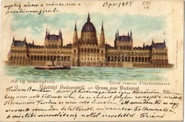 T3 1905 Budapest V. Az új Országház. Rigler Részv. Társ. Litho (r) - Non Classificati