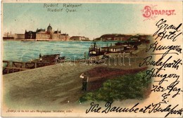 T2/T3 1902 Budapest V. Rudolf Rakpart. Litho (EK) - Ohne Zuordnung