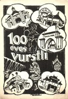 ** T2 1938 Budapest XIV. 100 éves A Vurstli. A Budapesti Városligeti Vurstli 100. évfordulójára Készített Egyedi Ritka M - Zonder Classificatie