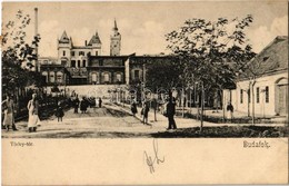 T2 1904 Budapest XXII. Budafok, Törley Tér A Kastéllyal és Pezsgőgyárral A Háttérben - Zonder Classificatie