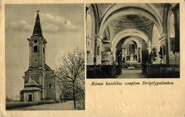 T2/T3 Drégelypalánk, Római Katolikus Templom, Külső és Belső Nézet (EK) - Ohne Zuordnung