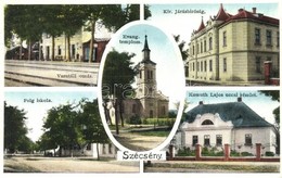 T2 1928 Szécsény, Vasútállomás, Kir. Járásbíróság, Polgári Iskola, Kossuth Lajos Utca - Non Classificati