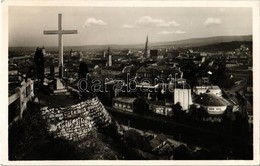 ** T1 Kolozsvár, Cluj; Kilátás A Fellegvárról, Kereszt / General View, Cross - Zonder Classificatie