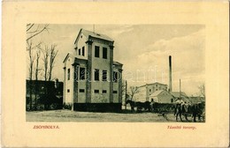 T2 1911 Zsombolya, Jimbolia; Tűzoltó Torony. W.L. Bp. 6648. Bundy Ferenc Kiadása / Firefighter's Tower - Ohne Zuordnung