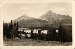 * T2/T3 1948 Felsőhági, Visne Hagy, Vysné Hágy (Tátra, Vysoké Tatry); Szállók / Hotel (EK) - Non Classificati