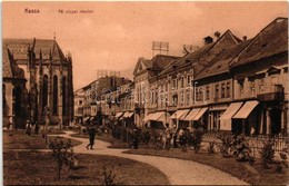 ** T1/T2 Kassa, Kosice; Fő Utca, Neumann M. üzlete, László Béla Kiadása / Main Street, Shops - Ohne Zuordnung