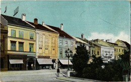 * T2/T3 1907 Kassa, Kosice; Utca, Gyógyszertár, Binder Ernő üzlete / Street, Pharmacy, Shop (non PC) - Non Classificati