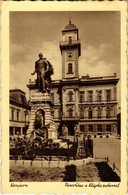 T2/T3 Komárom, Komárnó; Városháza, Klapka Szobor / Town Hall, Statue  (EK) - Non Classés