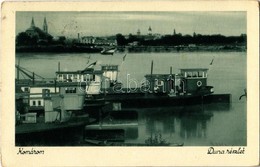 T2 Komárom, Komárnó; Duna, Hajók / Danube, Ships - Ohne Zuordnung