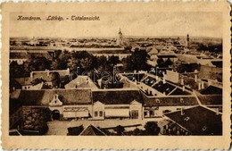 T2/T3 Komárom, Komárnó; Zechmeister János, Brüll József üzlete, Templomok / Shops, Churches (EK) - Ohne Zuordnung