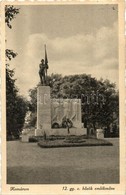 T2/T3 Komárom, Komárno; 12. Gyalogezred Hősök Emlékműve / WWI Heroes' Monument (EK) - Non Classés