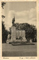 T2/T3 Komárom, Komárno; 12. Gyalogezred Hősök Emlékműve / WWI Heroes' Monument (EK) - Zonder Classificatie