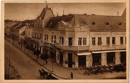 T2 1938 Léva, Levice; Városi Nagy Szálloda és Kávéház, üzlet / Hotel And Cafe, Shop  + '1938 Léva Visszatért' So. Stpl - Ohne Zuordnung