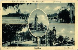 T2 1939 Párkány, Stúrovo; Járásbíróság, Főszolgabírói Hivatal, Szent Imre Tér, Park és Bazilika, Római Katolikus Templom - Ohne Zuordnung