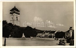 T2 Rozsnyó, Roznava; Rákóczi őrtorony Magyar Címerrel, Autók / Watch Tower With Hungarian Coat Of Arms, Automobiles, Sho - Ohne Zuordnung