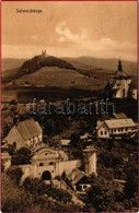 T2 1912 Selmecbánya, Banska Stiavnica; Leányvár, Kálvária, Templom. Joerges 1910. / Castle, Church, Calvary - Non Classificati