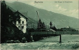 * T1/T2 Mayrhofen, Hotel Brugger Und Burgschrofen, Gasthof Und Bad / Hotel And Footbridge, Spa - Ohne Zuordnung