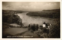 ** T1/T2 Schönbühel-Aggsbach, Schloss Und Servitenkloster Schönbühel A. D. Donau / Castle, Monastery, River, Ship - Non Classificati